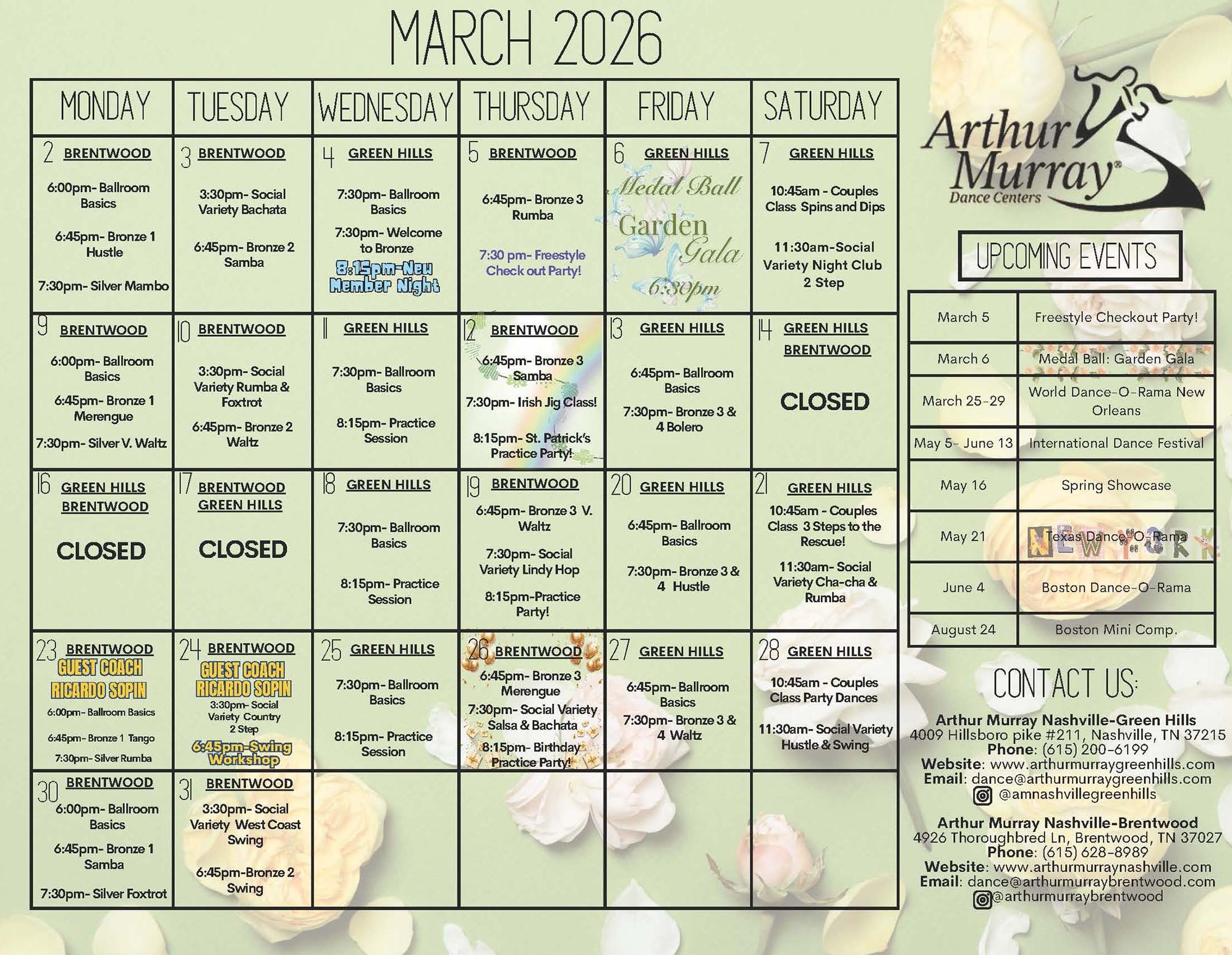 March 2026 Calendar
