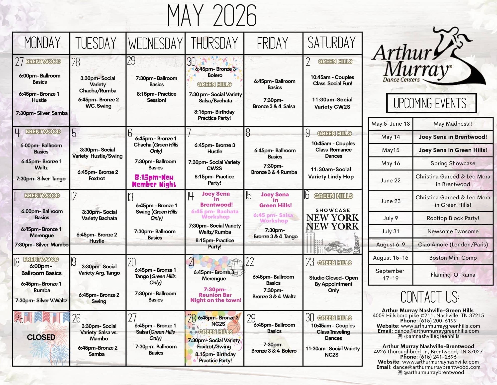 May 2026 Calendar